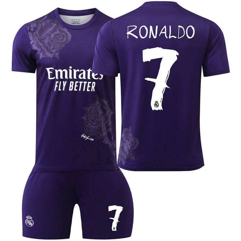 2425 Y3 Co-branded Football Shirt No. 7 C Rovinicius 5 Bellingham 10 Mbabpe Jersey Set