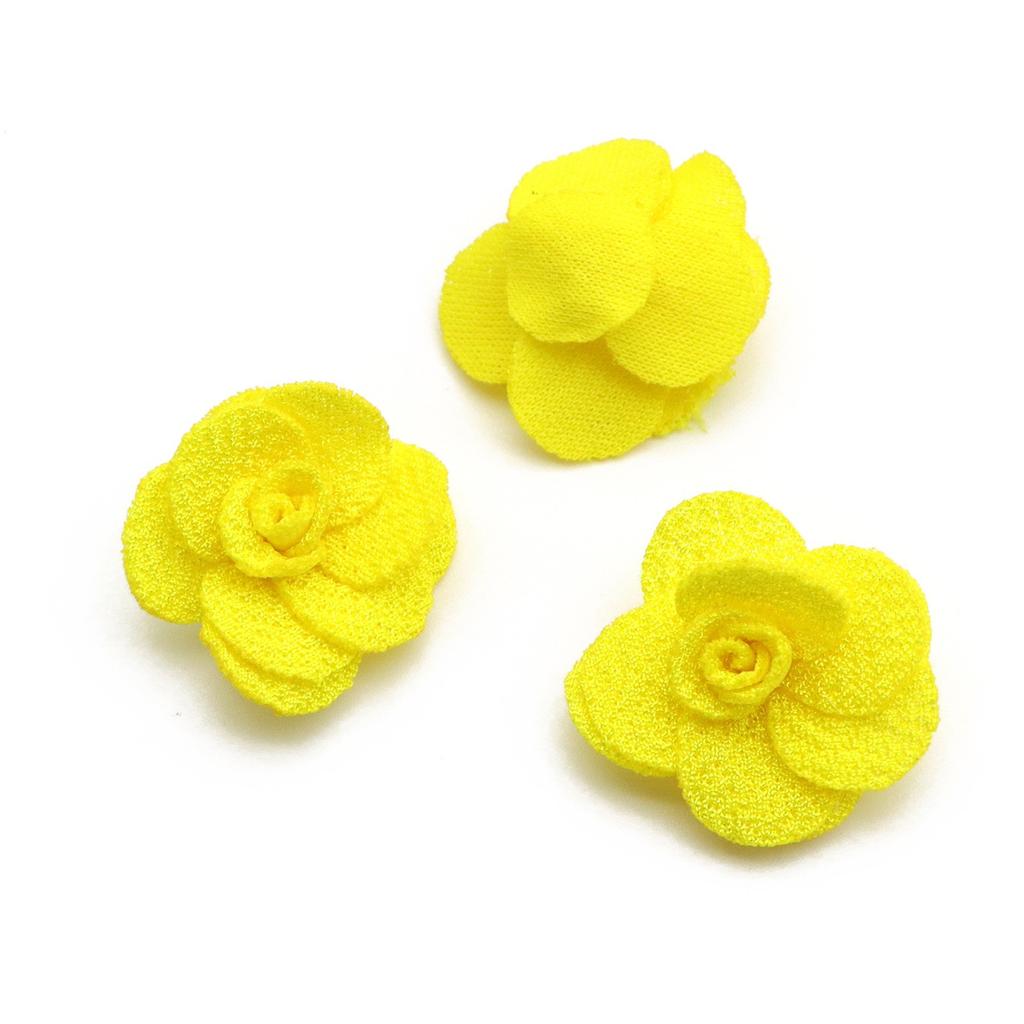 20 шт. 2,5 см 3D сетчатая роза аппликация для DIY головных уборов заколки для волос декор аксессуары одежда шляпа обувь поделки швейные нашивки