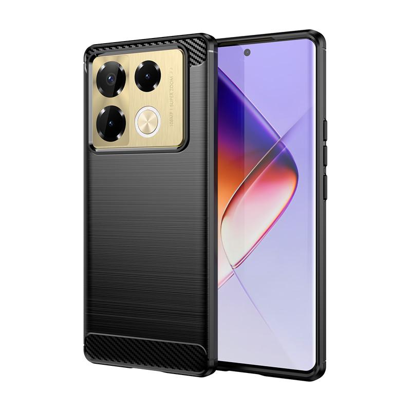 For Funda Infinix Note 40 Pro 4G Case Infinix Note 40 Note 40 Pro Plus Cover Brushed Shockproof TPU Cover Infinix Note 40 Pro 4G