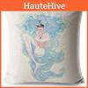 Роскошная аниме мультяшная наволочка с русалкой для шикарного дивана, гостиной, квадратная наволочка
