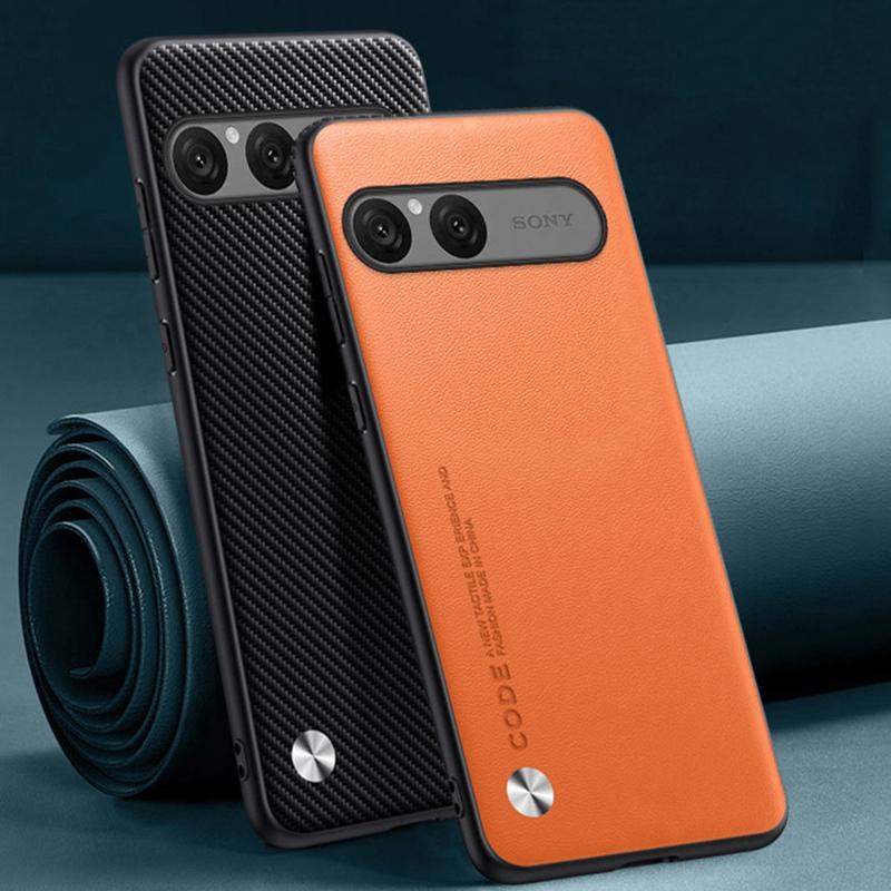 Роскошный чехол из искусственной ПУ кожи для Sony Xperia 10 VII 10VII, задняя крышка, силиконовый противоударный защитный чехол для телефона Sony Xperia10 VII