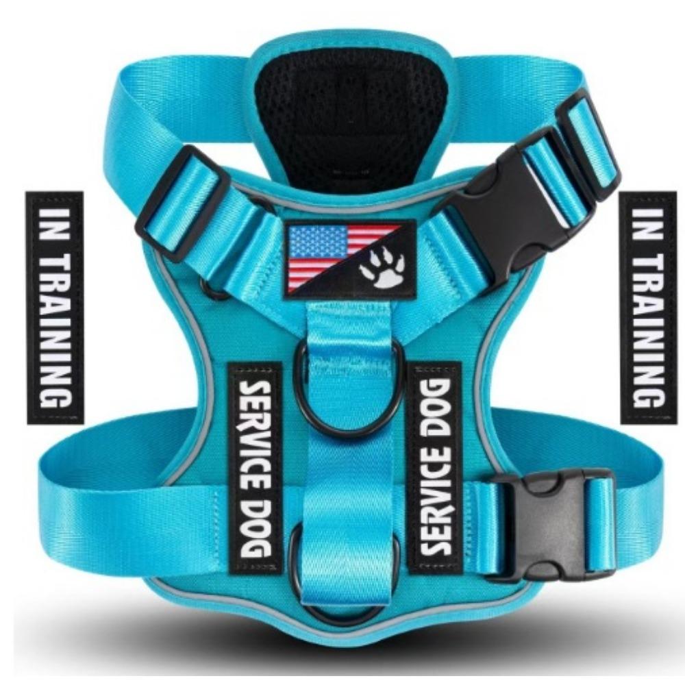 New Large Dog Tactical Chest Strap Vest Thickened Anti-explosion and Reflective Adjustable Without Neck Restraint