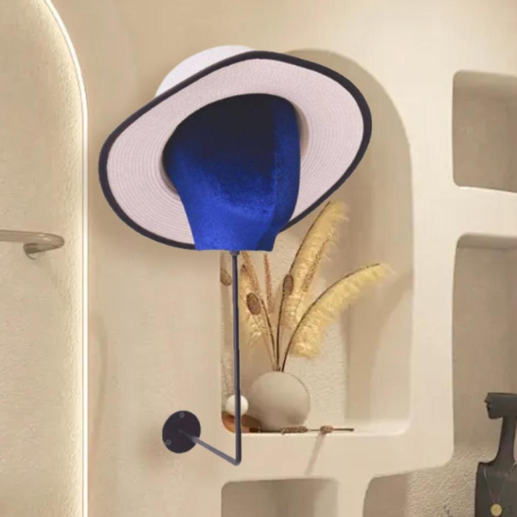 Держатель для шляп Дисплей Стайлинг Прочная подставка для волос Голова манекена Модель для шарфов Торговый центр