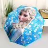 1pc Elsa, Frozen Automatic Umbrella | Portable Foldable 8-Rib Manual Open, Casual Accessory, Durable Canopy yy250823080