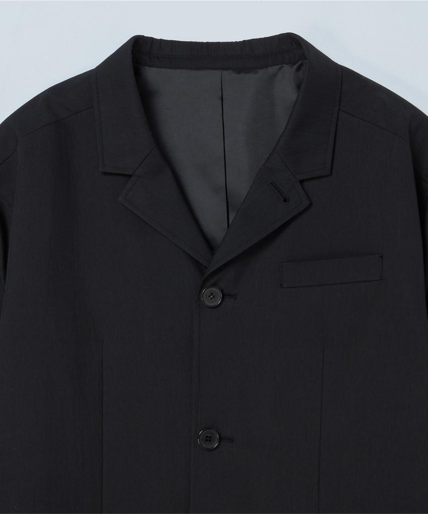 Beyond Closet [Collection Line] Italian Fabric Soft Structure Jacket Black