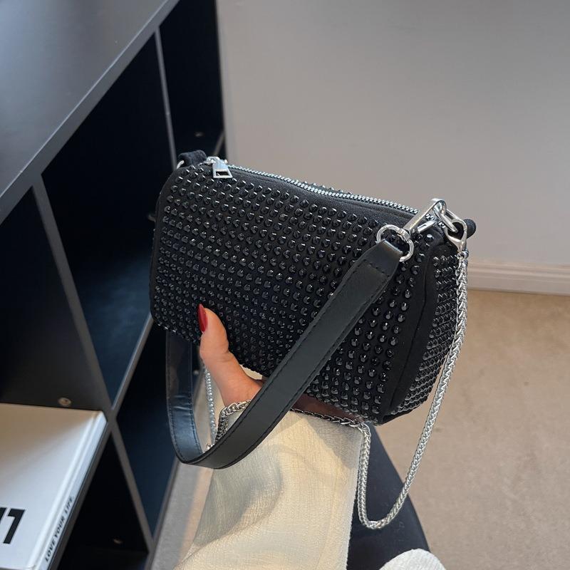 Сумка женская сумка зима новый тренд полностью бриллиантовая сумка через плечо модная повседневная цепочка сумка-мессенджер женская