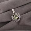 Green Amethyst Gemstone Jewelry, 925 Solid Sterling Silver Pendant, Adorable Amethyst Handmade Pendant Gift For Sister