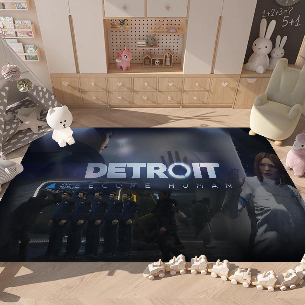 Хит Игра D-Detroit Become Human Коврик для ванной Антискользящий Впитывающий воду Длинная полоса Подушка Коврик для спальни Приветственный коврик