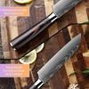 Kitchen Knives Laser Damascus Pattern Professional Chef Knife Japanese Santoku Knife Meat Vegetable Fruit Cooking Utility Knife