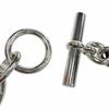 Excellent HERMES bracelet Chene Dunkle MM Silver AG925 Women Used