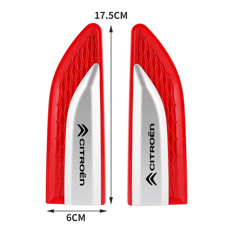 Door Fender Side Blade Badge Car Body Anti Scratch ABS Sticker For Citroen C3 C4 X7 Xsara Picasso Crosser C-ELYSEE JUMPY NEMO