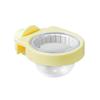 Parrot Food Pot High Elastic Design Easy Installation Cleaning Transparent Bowl Parrot Cage Accessory