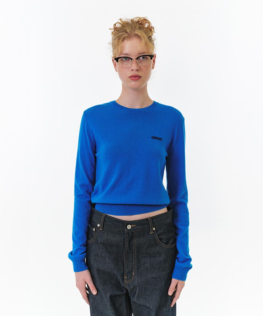 GROVE Elena L/S Knit (Blue)