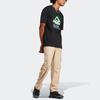 Adidas Originals ADVENTURE MOUNTAIN FRONT T Shirt Men's Black IC2361