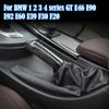 Защитный чехол на ручник для BMW 1 2 3 4 Серии GT E46 E90 E92 E60 E39 F30, чехол на ручник с текстурой под карбон N5T3