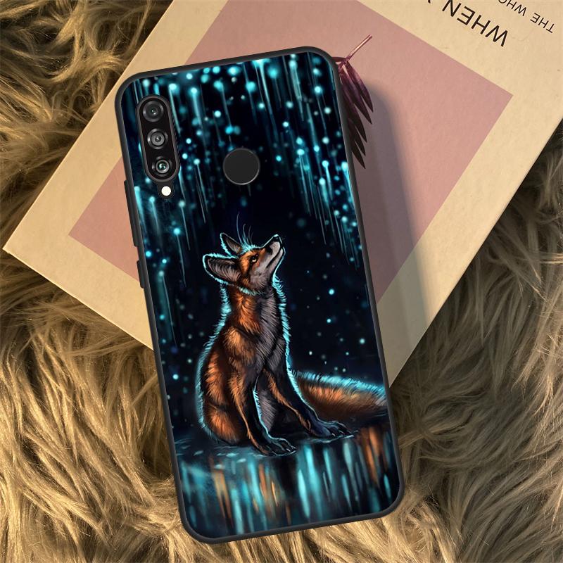 Аниме Забавная Лиса Для Huawei Nova 9 10 SE 3i 7i 8i 11i 12i Y60 Y61 Y70 Y72 Y73 Y90 Y91 P20 P30 P40 Lite Чехол