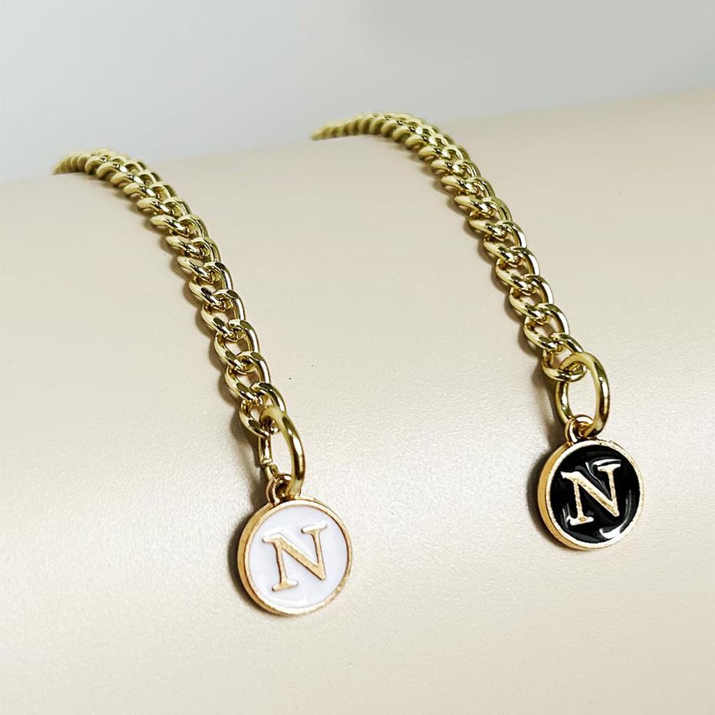 Буква Шарм Аксессуар для Чашки Уникальный Круглый Шарм для Ручки для Брелока Рюкзака Цепочка для Ручки Водяной Чашки с Застежкой-Лобстером