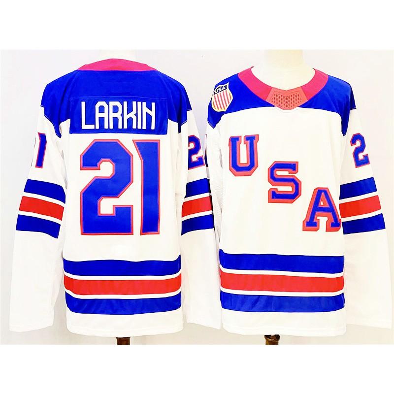 NHL Hockey Jersey USA Team Canada National Ice Uniform Cotton Sport Shirt Men