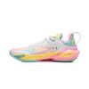 Li Ning Speed 11 Амортизация TPU, Износостойкие Низкие Баскетбольные Кроссовки Мужские Белый Розовый Синий ABAU053-71
