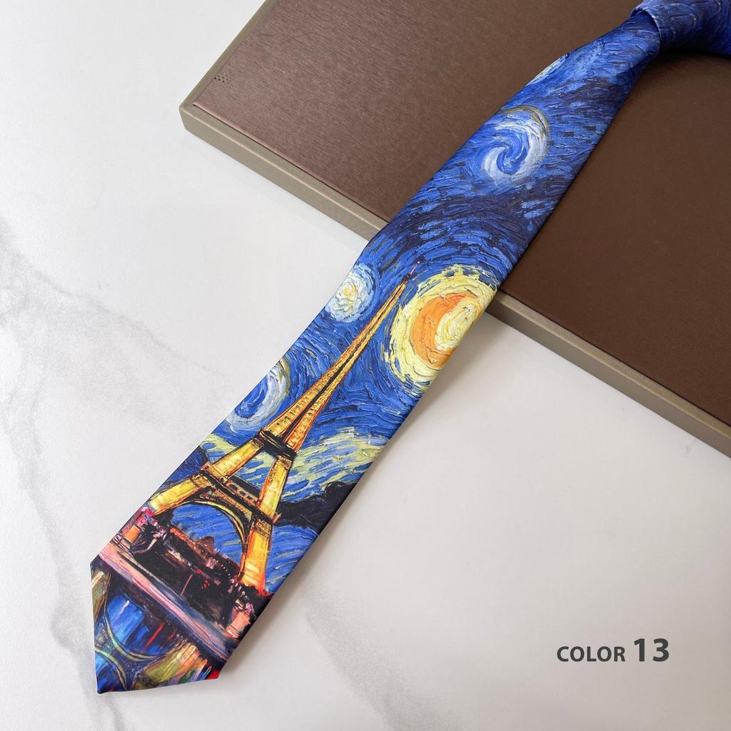 8CM Personalized Printed Hand-Tied Tie