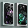 Чехол для телефона для Xiaomi Redmi 15C 14C 12C 13C 4G Redmi Note 15 14 13 12 11 10 Pro Plus 5G 12S Чехол Горячая игра Неон Valorant Killjoy