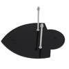2Pcs 12*16cm Acrylic Display Sword Rack Acrylic Vertical Sword Rack  For Offices