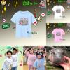 Moo Deng Tiny Baby Hippo Star Thailand Cute Pygmy Hippo Unisex Men Women Kid T-Shirt Print Short Sleeve Round Neck