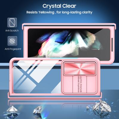 Противопыльный противоударный акриловый складной чехол для Samsung Galaxy Z Fold 4 5g Fold4, прочный защитный чехол для камеры, чехол для телефона