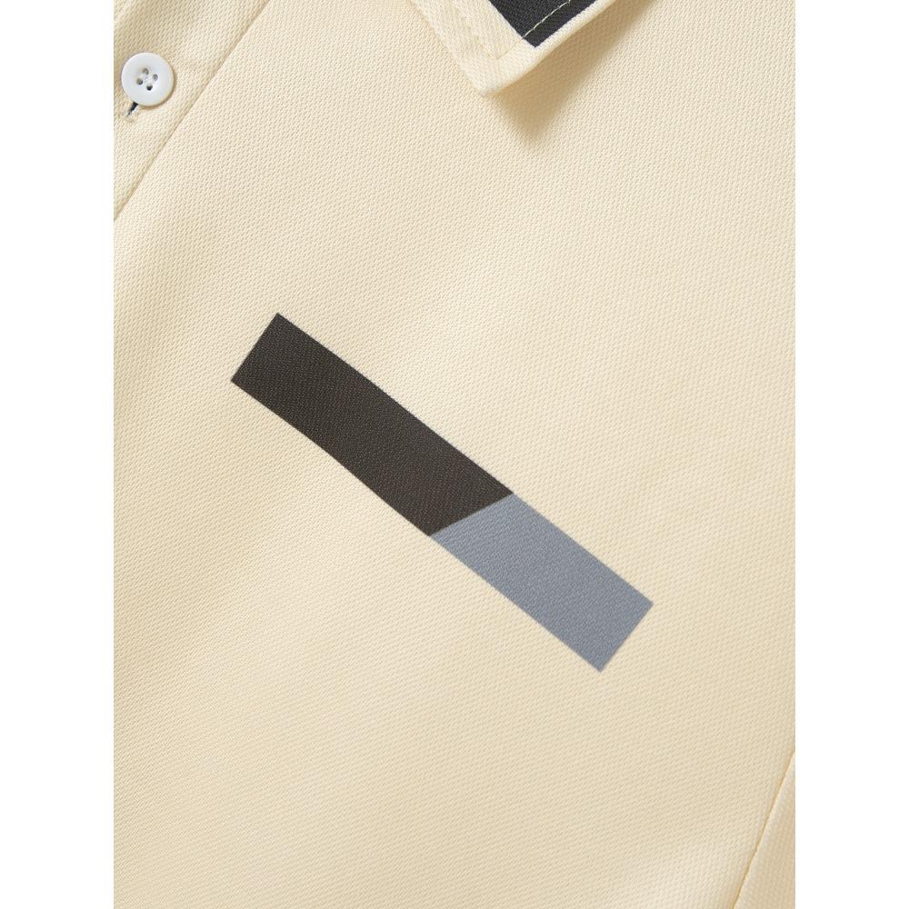 Летняя повседневная спортивная мужская футболка с лацканами, рубашка поло