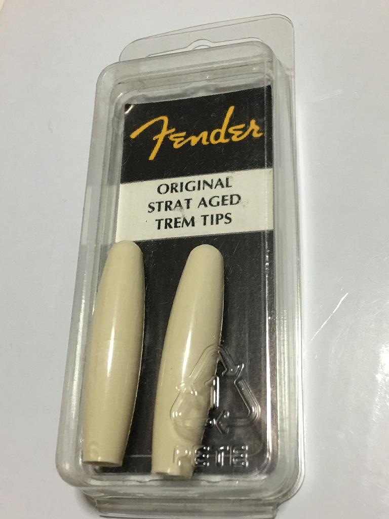 Fender Stratocaster Tremolo Arm Tips Aged White 2-piece Set