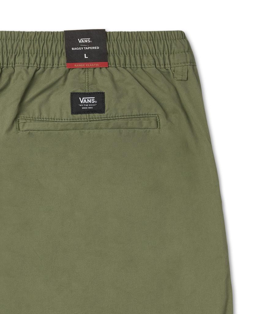 VANS Range Baggy Tapered Elastic Waist Pants - Roden Green / Vn00000Dzbf1