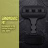 1 pc/ pair Ergonomic Shape Weight Lifting Grips Anti-Slip Grips  Barbell Exercises