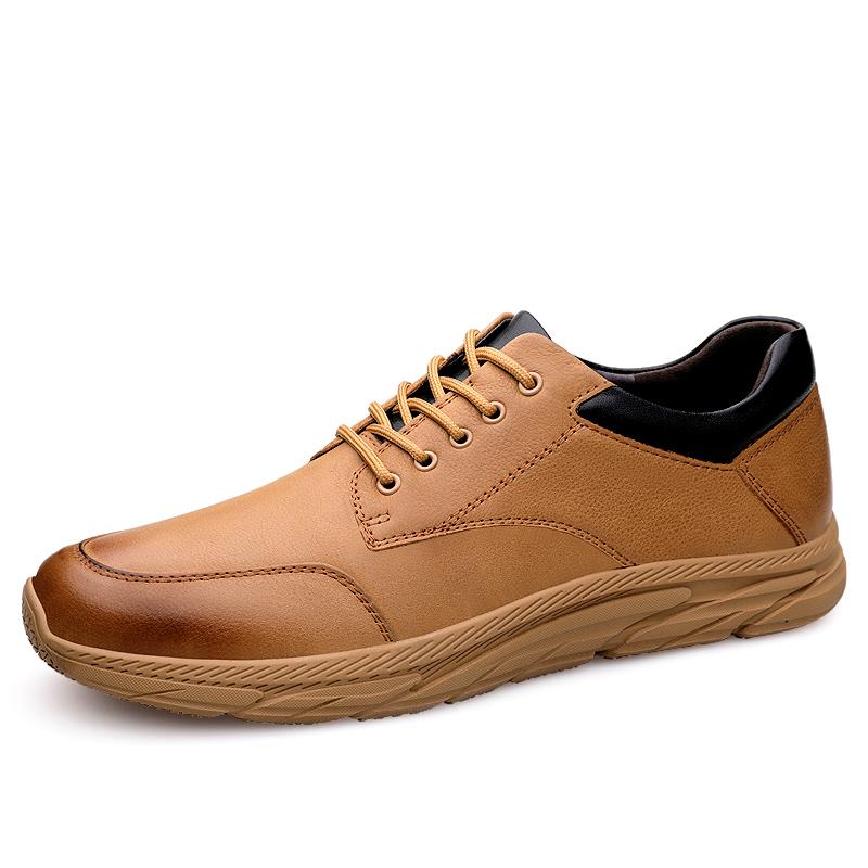 Классический бренд Мужская обувь из натуральной кожи Противоскользящая обувь для вождения Мужская деловая повседневная обувь Уличная мужская спортивная обувь