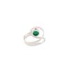 Natural Green Onyx Cab Gemstone 925 Sterling Silver Jewelry Handmade Women Ring RR-68-31