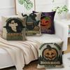 Halloween Pillowcase Set Cushion Office Lumbar Backrest Home Office Sofa Cushion Cover
