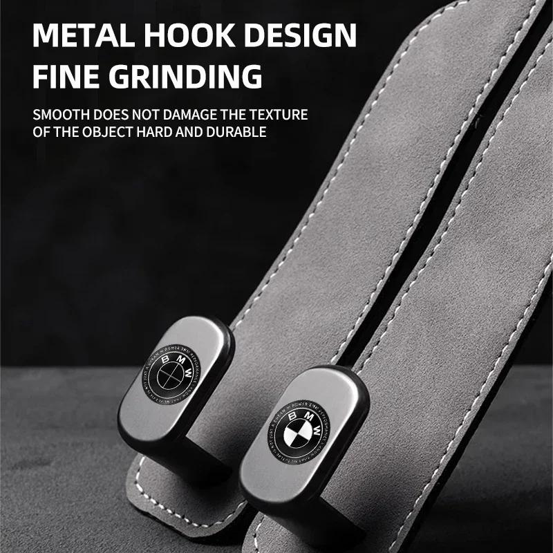2 in 1 Car Hook Rear Seat Back Hooks Headrest Hanger For BMW 50th Kith X1 X2 X3 X4 X5 X6 E71 F16 G06 E70 E53 F15 G05 E83 E84 F48