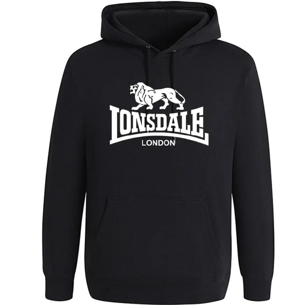 Толстовки с принтом льва для мужчин, повседневные толстовки, хип-хоп уличная одежда, шерстяные свитера, спортивная одежда, новая мода, осень