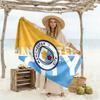 First Place Manchester City Fc Logo Beach Towel Soft Durable Quick-Dry Comfortable Lightweight