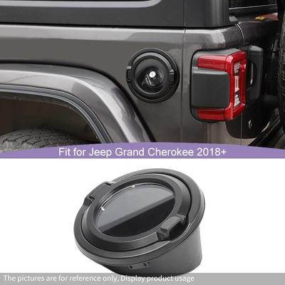 Алюминиевый сплав ABS Крышка бака для бензина, топлива, масла Для Jeep Wrangler JL 2018+ Аксессуары для экстерьера автомобиля, Прозрачное стекло