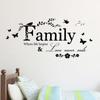 Family Letter Wall Sticker Wallpaper Waterproof Easy To Clean Removable Decals for Kitchen