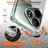 Противоударный чехол из ТПУ с подушкой безопасности для Realme GT 7 Pro 6 6T Neo 3 3T GT 2 Neo 2T Note 50 Защитный чехол Прозрачный чехол Fundas Coque