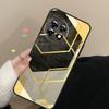 Luxury Gold Foil Art Cover For OnePlus Nord 4 CE 2 3 Lite N20 N30 9 10 Pro 8T 9RT 10T 10R 12R 13R 11 12 13 Case