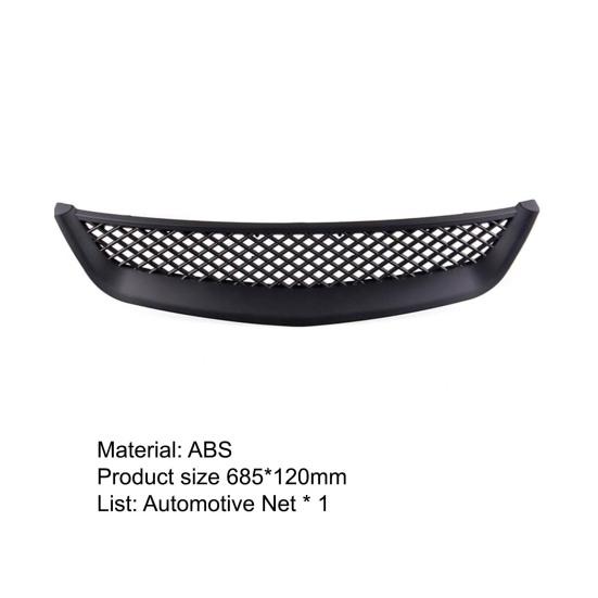 Grille Professional Direct Replacement Black Grid Design Front Kidney Grill for Honda Civic 2001-2003