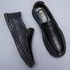 Men's shoes: New business sleeves, mid-toe soft soles, comfortable and breathable men's leather shoes
