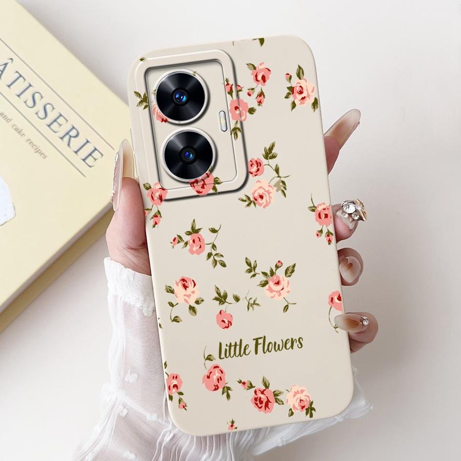For Realme C55 Case 6.72" Cover Cute Rabbit Soft Silicone TPU Protective Phone Case For OPPO Realme C55 C 55 Bumper RMX3710 Capa