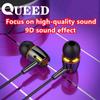 Luminous Bass In-ear Headphones 3.5mm In-ear Headphones with Microphone