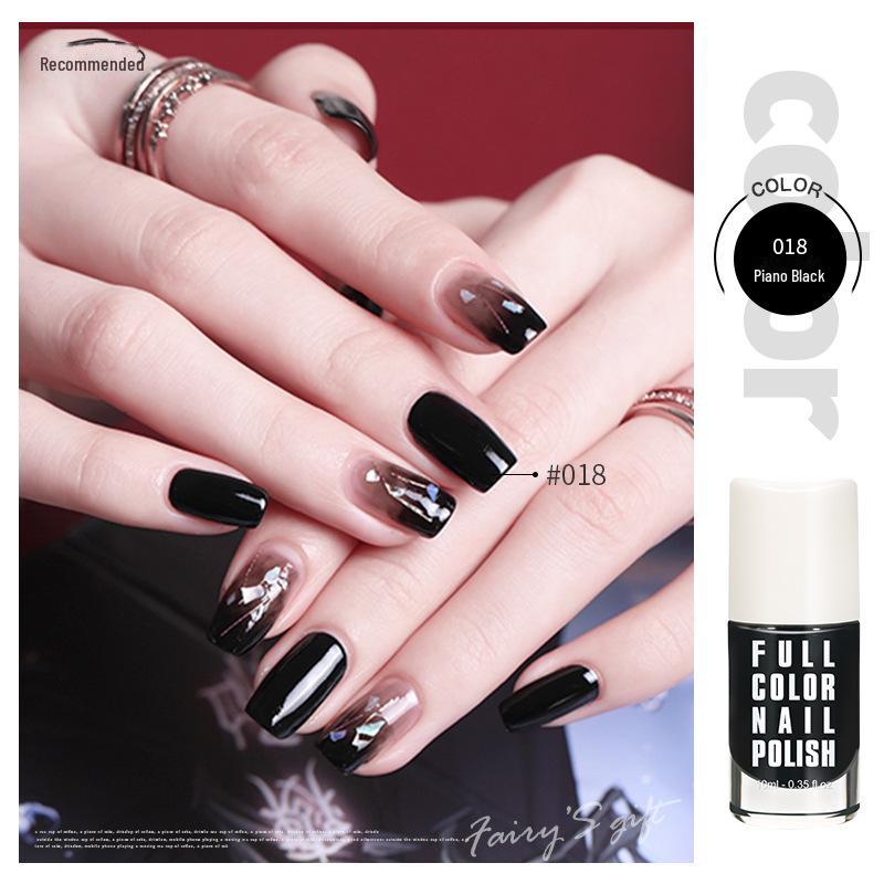 Long-lasting Quick-dry Waterproof Nail Polish Set - Tear-proof, No-bake Formula