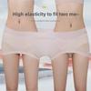 High-Waist Ice Silk Briefs for Women