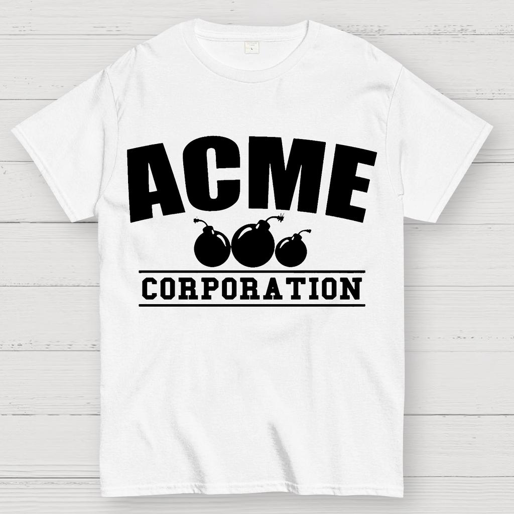 ACME Corporation Adults 100% Cotton Summer Casual Cool Loose T-Shirt