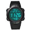Fashion Waterproof Mens LCD Digital Stopwatch Date Rubber Sport Wrist Watch